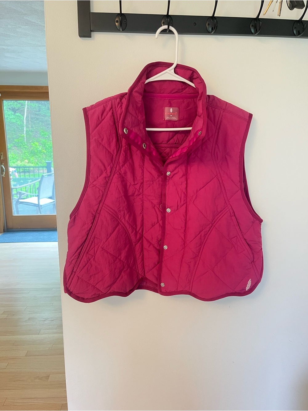 FP Movement by Free People Hot Pink Quilted Vest